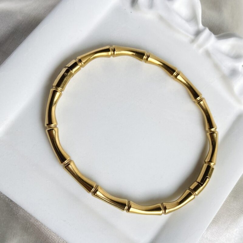 anti tarnish bamboo kada bracelet