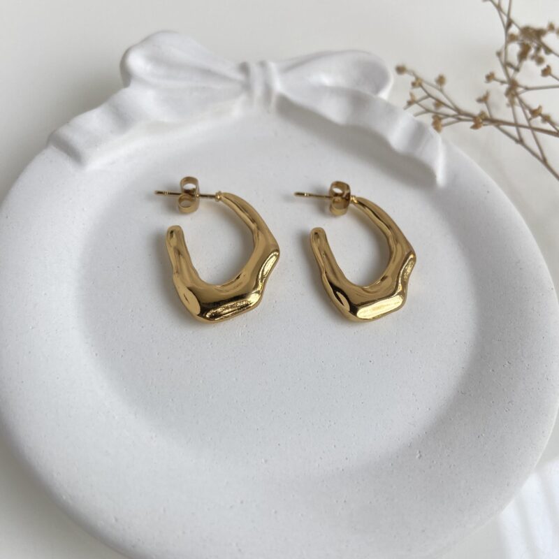 Cloud Hoops Earrings