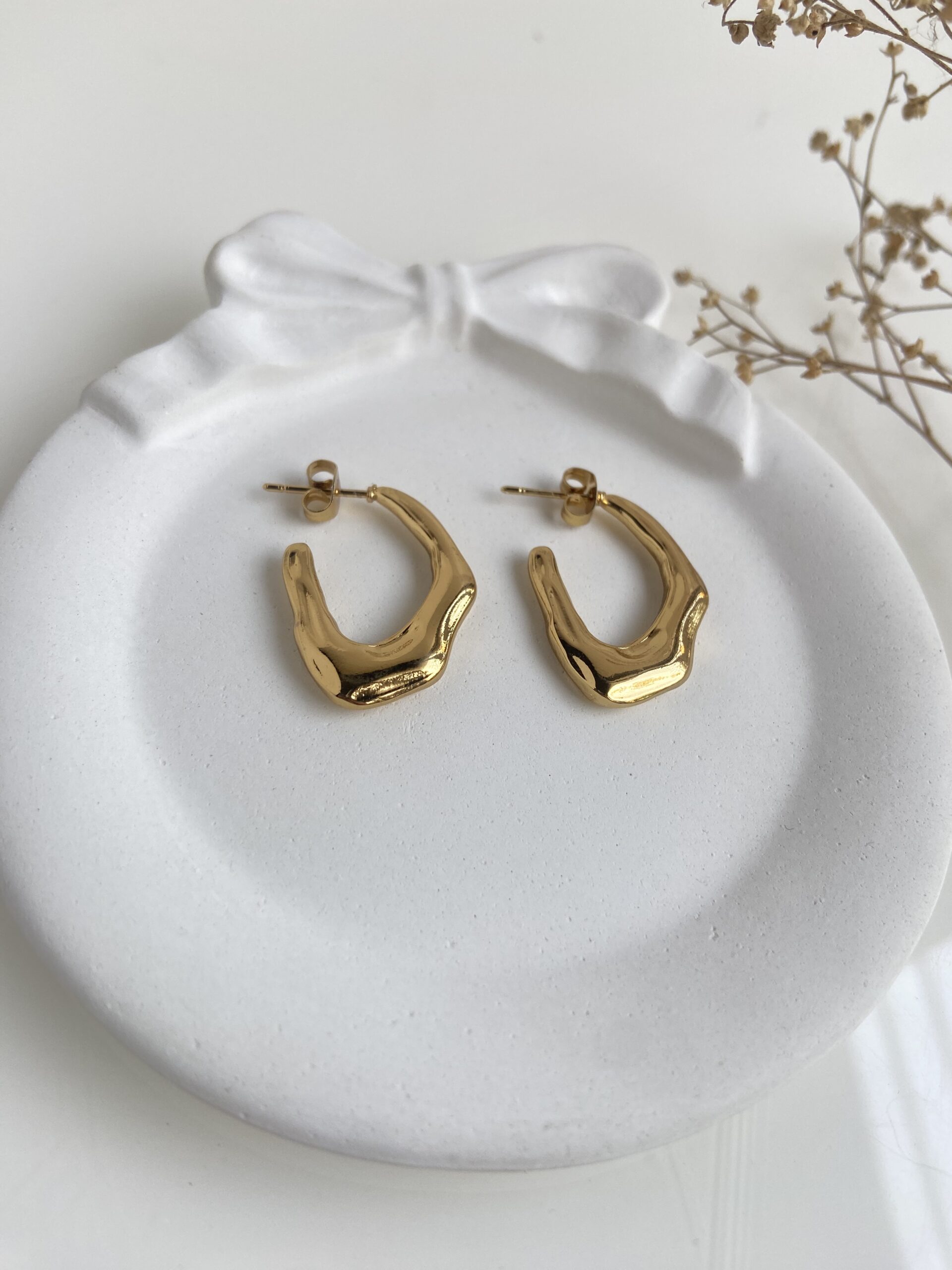 Cloud Hoops Earrings