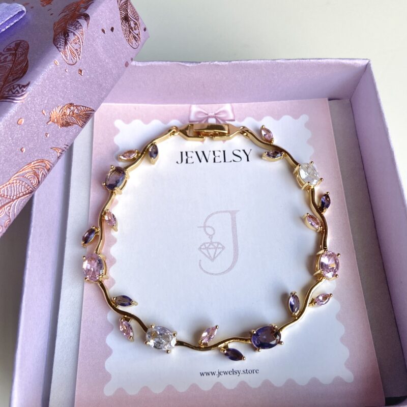 Tulip Bracelet Pink Purple