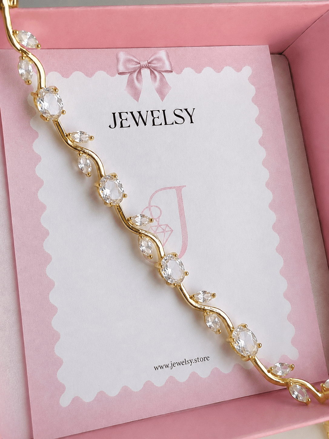 Tulip Bracelet - White
