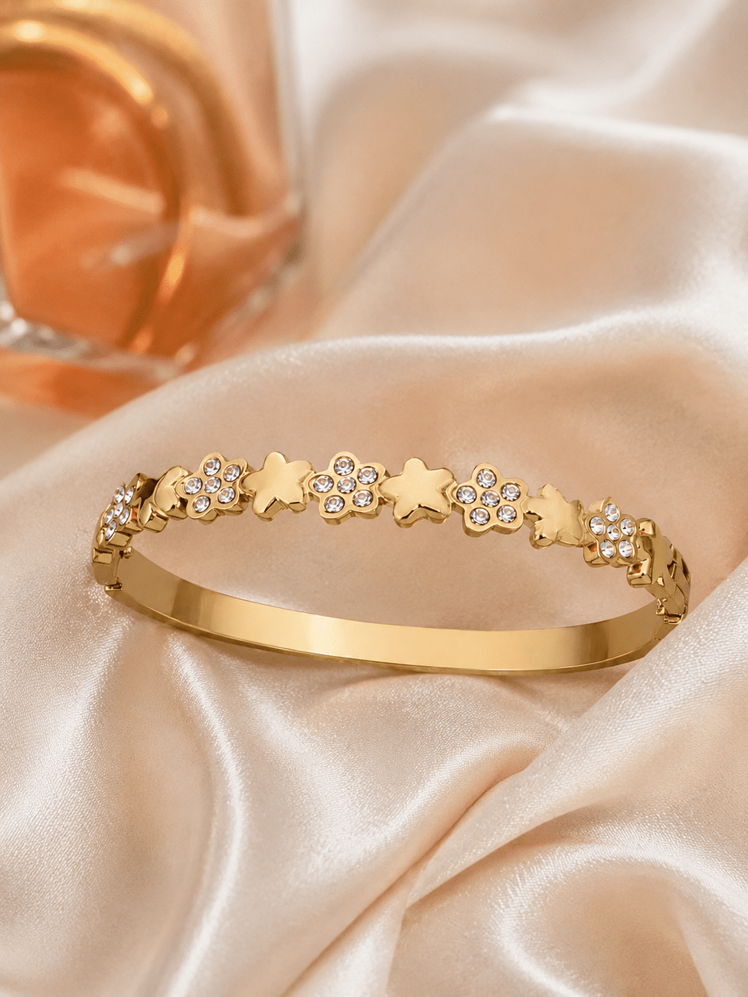 Flora Studded Kada Bracelet 1