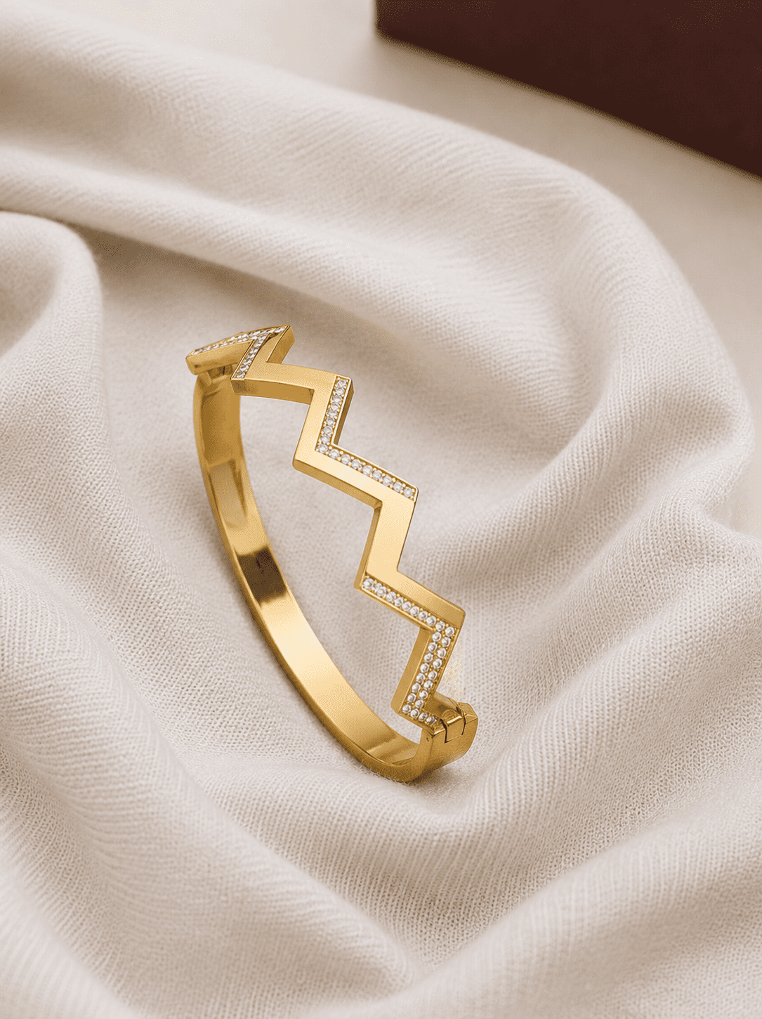 ZigZag Studded Kada Bracelet