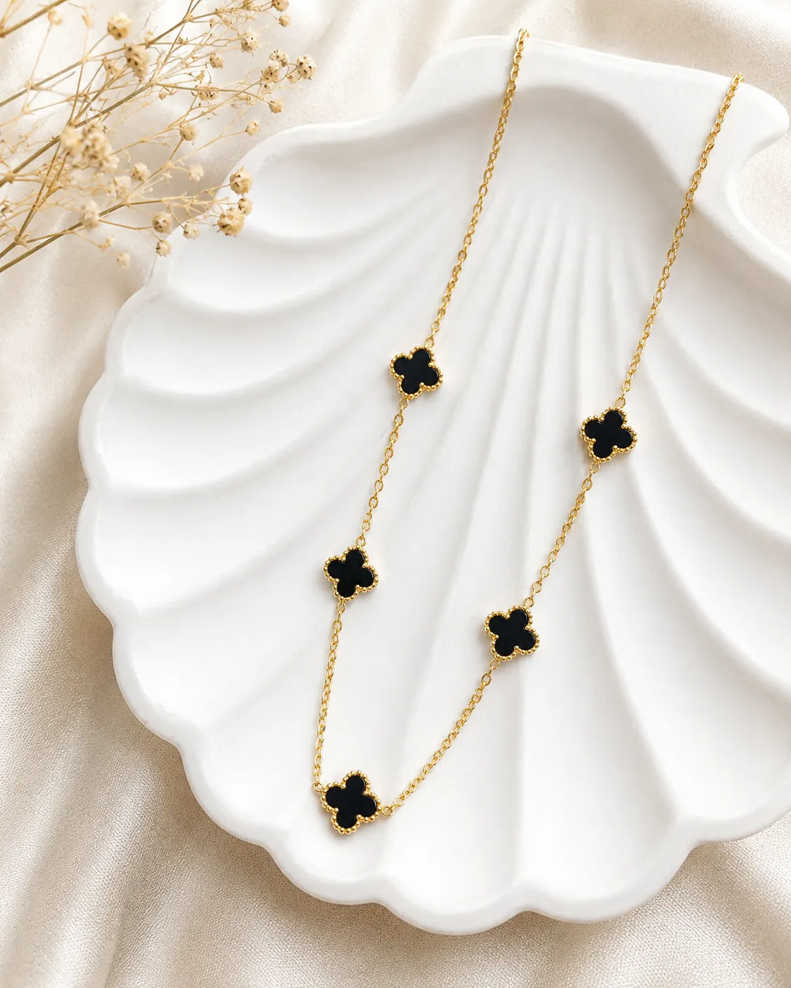 Black Clover Necklace