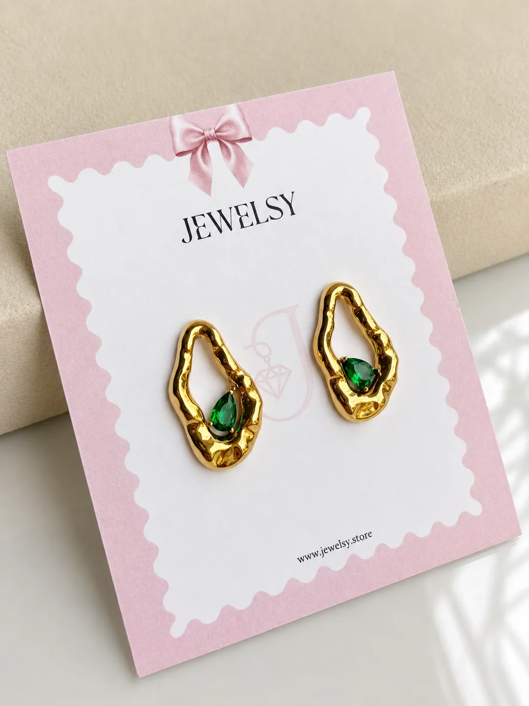Celestia Earrings – Green5